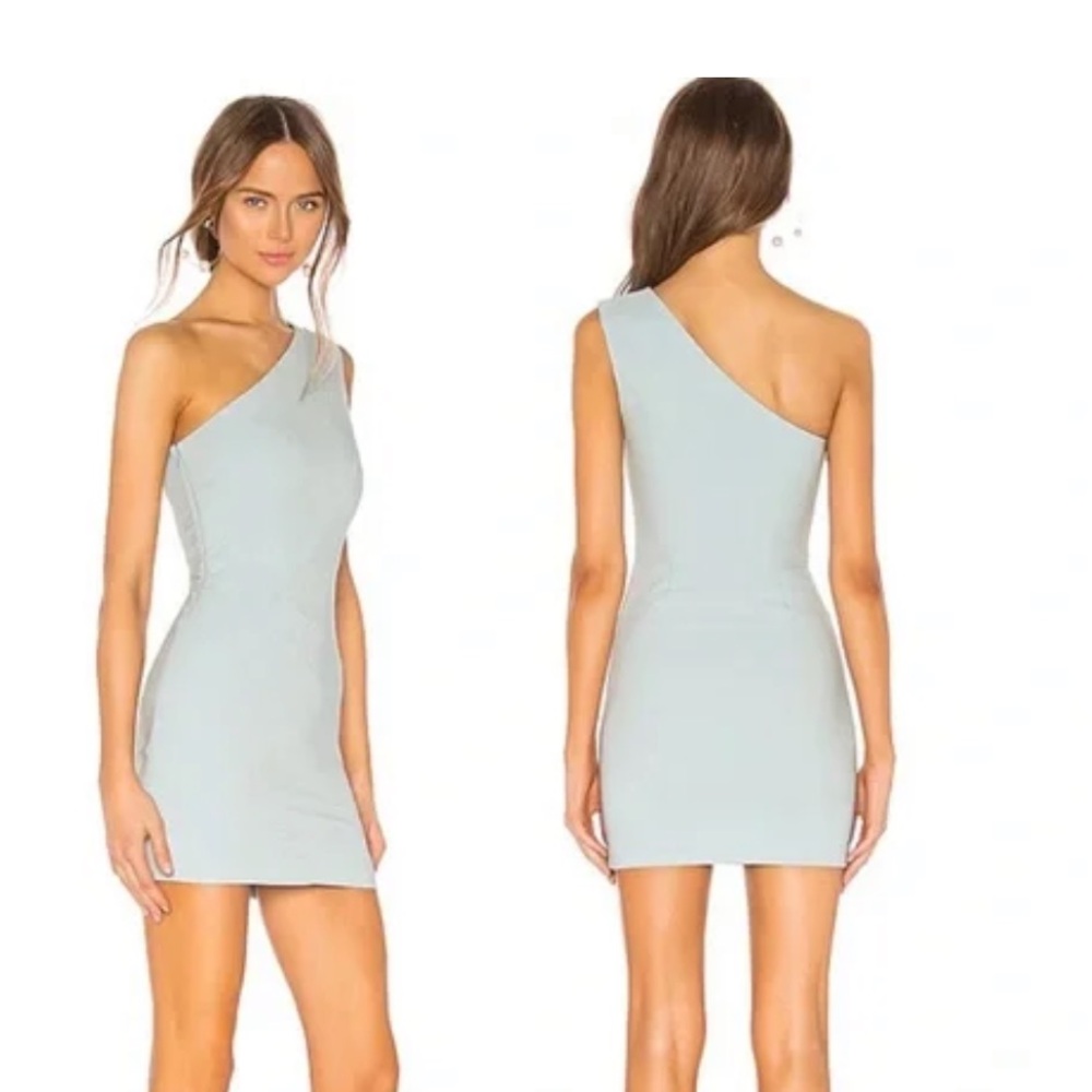 Michael Costello X Revolve Women’s Size Medium Ava One Shoulder Mini Dress